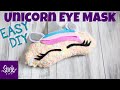 DIY Unicorn Sleeping Eye Mask with Lavender Scented Rice | Fun Sock Creations