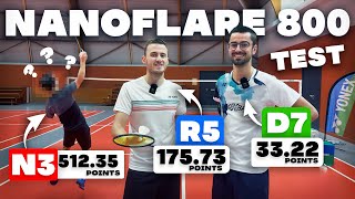 Quelle est la meilleure raquette de badminton ? Nanoflare 800 le test !