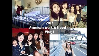 American Work \u0026 Travel Daily  Vlog 1 │ 初次見面、超市、downtown、outlet、波士頓找朋友