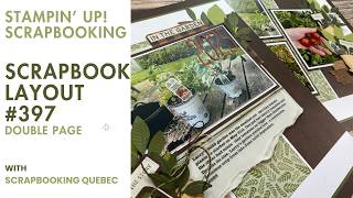 Scrapbook Layout # 397/Double Page (Stampin' Up! Scrapbooking)