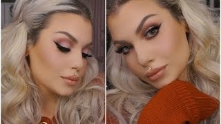 Soft Date Night Glam - i look like a pumpkin