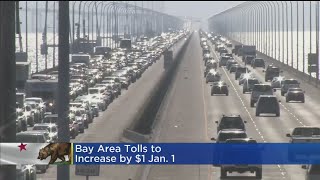 Tolls On 7 San Francisco Area Bridges To Increase By $1 Come Jan. 1