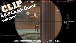 [ A.V.A Global ] - 4 Kill Clutch Game Winner