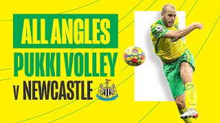 ALL ANGLES | PUKKI'S THUNDEROUS VOLLEY  V NEWCASTLE ☄️