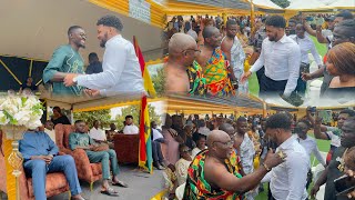 The Moment Oheneba Nana Opoku Ware, Otumfuo Son meets kwadwo Nkansah Lilwin at GreatMinds Graduation