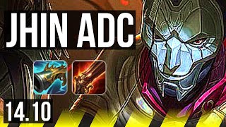 JHIN & Rell vs DRAVEN & Thresh (ADC) | Rank 2 Jhin, 11/1/12, 65% winrate | BR Challenger | 14.10