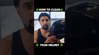 How To Clean Your Motorcyle Helmet