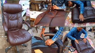 How To Repair Office Chair At Home //Chair Repair kaise karen//Office Chair Manufacturing