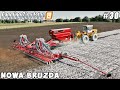 Plowing, spreading lime, sowing soybeans, spraying herbicide | Nowa Bruzda | FS 19 | Timelapse #30