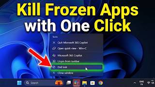 How to Force Quit Frozen Apps in Windows 11 WITHOUT Task Manager (2026 Method)