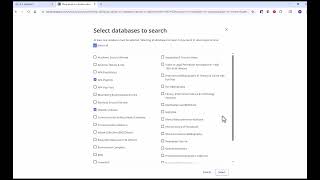 Searching Across Multiple EBSCO Databases Simultaneously