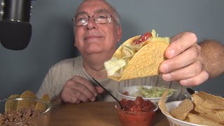 ASMR Eating Tacos and Mint Chocolate Chip Klondike Bar