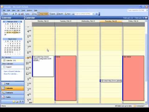 Microsoft Outlook 2003 Working With Shared Calendars Microsoft Outlook 2003 Working With Shared Calendars