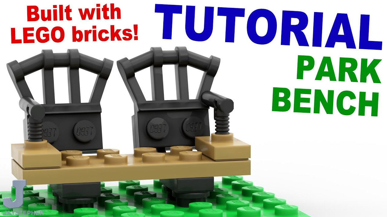 Lego Park Bench How To Tutorial Youtube
