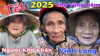 Chợ Vũng Liêm Vĩnh Long Người Cao Tuổi Khó Khăn Hạnh Phúc Nhận Quà Tết 2025 | Khương Nhựt Minh