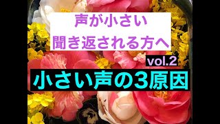 【声が小さい、聞き返されるかたへ】小さい声の３原因 [ あなたの知らない声の世界　vol.2] ~　八百谷コミュニケーションアカデミー