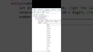 Reverse Number - Javascript