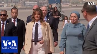 US First Lady Melania Trump Visits Egypt
