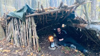 Bauen und Kochen | Bushcraft Waldcamp