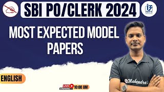 Bank Exam 2024 | SBI | English | Expected Model Papers #19