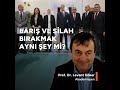 prof. dr. levent köker İmzalanan hiçbir barış anlaşması orta doğu ya barış getirmedi