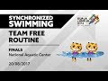 KL2017 29th SEA Games | Synchronized Swimming - Team Free Routine | FINALS