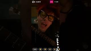 YUNGBLUD Instagram Live Unplugged performance 9th November 2020 7:15PM UK GMT