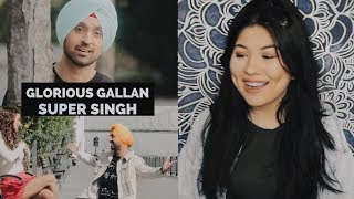 Glorious Gallan SONG REACTION | Super Singh | Diljit Dosanjh \u0026 Sonam Bajwa | DANISH NAZARI