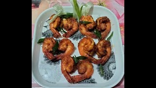 Masala stuffed crispy prawns fry recipe/shrimp recipe/easy prawns starters#/Perfect Ranjana'sRecipe