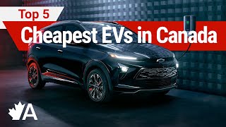 Top 5 Cheapest EVs in Canada: 2023