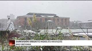 Sarkvidéki eredetű hideg és havazás Nagy-Britanniában