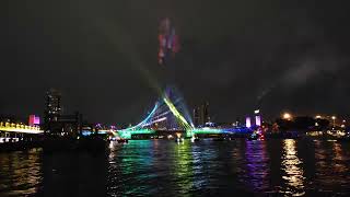 การแสดงแสงสี ,พลุ .. Vijit Chao Phraya