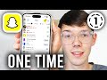 How To Send One Time View Pictures On Snapchat - Step By Step