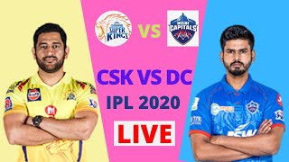 Live IPL 2020 : Chennai Super Kings (CSK) vs Delhi Capitals (DC) | T20 | Live Scores | *Exclusive*