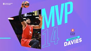 Brandon Davies | Round 14 MVP | 2022-23 Turkish Airlines EuroLeague