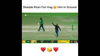 Shadab Khan Fan Hug him in Ground|Pak vs West indies|2nd odi|#shorts #world #sports #cricket#pakvswi