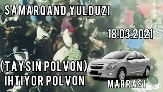 TAYSIN POLVON SAMARQAND VIL. NAVROZ  BAYRAMI ULOQ-KOPKARISIDA KOBALT AVTOMABILGA TASHLAGAN MARRASI.