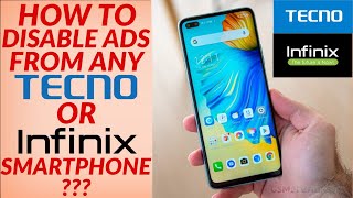 How to Disable/Remove Ads from any Tecno or Infinix Smartphone | 100% Working | Remove Ads from HiOS