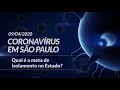 Coronavírus - Qual é a meta de isolamento do Estado?