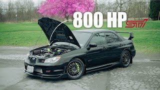 Driving An 800HP STI - It's Quite FAST - Pass The Keys