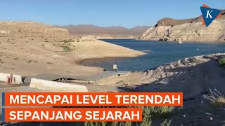 Penampakan Waduk Terbesar AS Mengering akibat Perubahan Iklim