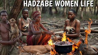 HADZABE WOMEN  COOKING AFRICAN TRADITIONAL FOOD FOR LUNCH | AFRCAN VILLAGE LIFE STYLE @iammarwa