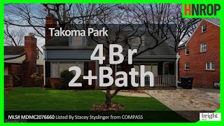 #HNROP Takoma Park Home For Sale  | Washington-Arlington-Alexandria