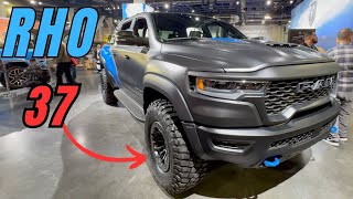 2026 Ram RHO Concept truck | SEMA 2024 Mopar booth | 37 inch tires exhaust and interior mods