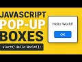 JavaScript pop up boxes!