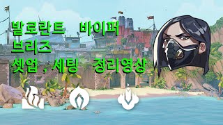 발로란트 바이퍼 브리즈 셋업,세팅 정리 | 아늑한초록안개 (V5.04)