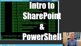 Intro to PowerShell for SharePoint