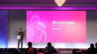 Mohamed Sadeq Ali Presents AccurKardia at LSI Europe '23