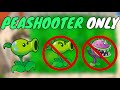 Can you beat PvZ with only the peashooter?