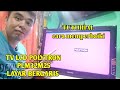 #caramemperbaiki TV LCD Polytron plm32m25 layar bergaris